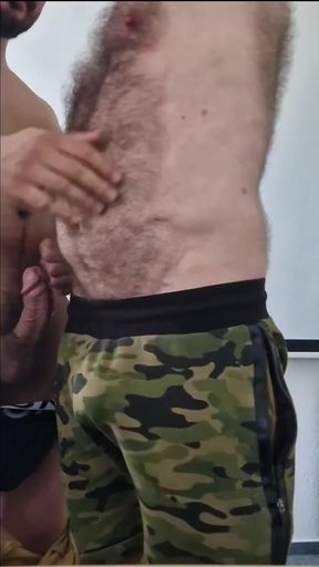 Hairy Mature Meets Smooth Young