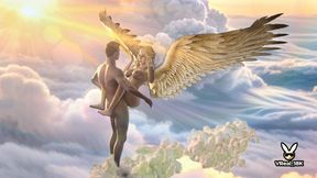Fuck a hot angel as a spicy reception in Heaven!