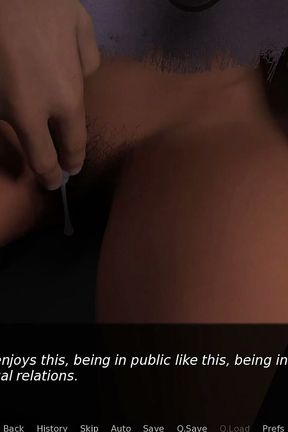 Erotica 8 - Ren Fingers Harper on the Bus After Catching Her Stealing