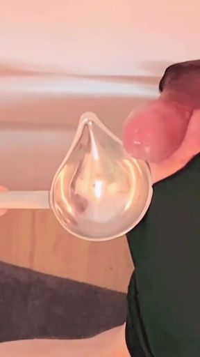 Cum Ladle at the Gloryhole - Student Gives Me His Load