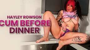 Cum Before Dinner With Hayley Rowson