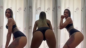 DANÇANDO DE SHORTINHO BEM CRAVADO MARCANDO A BUCETONA