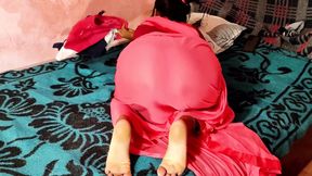 Kaam wali Sapna Aunty Ghudi Bankar Safayi karte pakda, Dirty Roleplay Hindi Sex