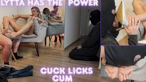 Cuckold Cum Lick - Lytta Has It All - Cuck Has Cummed soles - And Dirty Soles to Lick - CUM EATING - CUCKOLD - FOOT WORSHIP - FOOTJOB - SOLEJOB - TOEJOB - CUMSHOT - FOOT FETISH - HUMILIATION - HIGH HEELS - FINDOM - DIRTY FEET - SOLES - MOV copy
