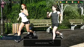 Harem stepsis caught in public display