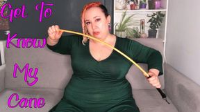 Get To Know My Cane - Nimue Allen, bbw, femdom, caning, bdsm, spanking wmv