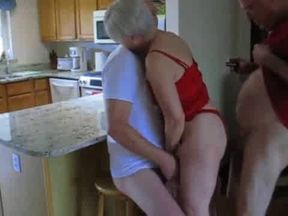 Amateur Girl-Sharing with a Mature Man on 8mm Film