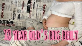 I wanted to be an 18 year old girl with a big round belly like a ball 1080