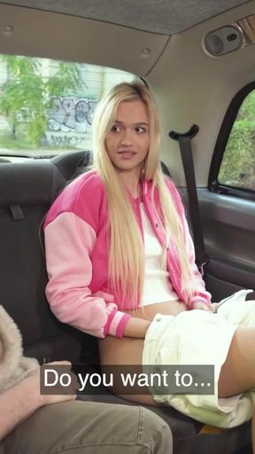 Beautiful blonde Russian receives her FIRST EVER CREAMPIE - Fake Taxi   Clip 1