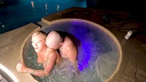 Hot Tub Sex With Blonde Cheating Wife Deliah Grace