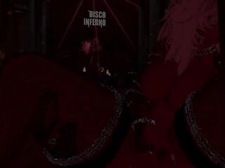 VRCHAT little devil gets drilled by her slaver