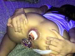 Amateur brunette ariana marie solo toying