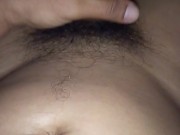 Asian male jerking off with cumshot after edging for 1 hour