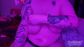 Big Tits Oiled & Stickered