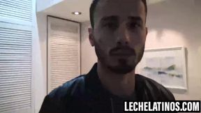 LecheLatinos.com - Hairy Guerro tastes my salty boner for cash