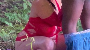 Pawg Mystic Ginger fucking Trotzilla outside
