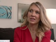 Stressed MILF Gigi Dior Unleashes Tension with Son's Friend's Hard Cock