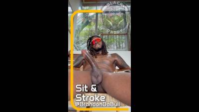 BBC Sit & Stroke. Floor / Feet POV
