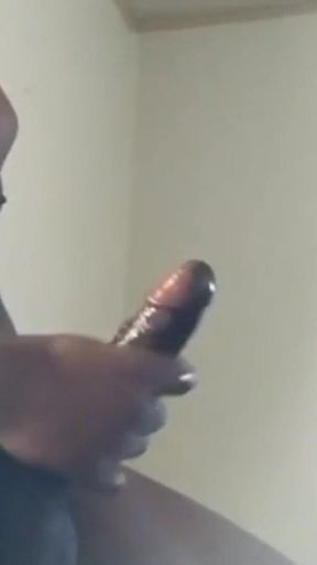Monster Big Black Cock Letting Out Massive Cumshot