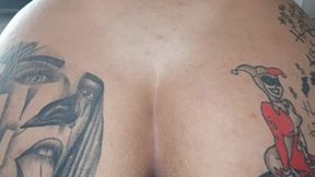 I sit on his lap and fart a lot on his cock, I get him so hot my farts come out very wet