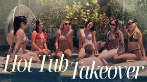 Farting Bikini Findommes Destroy Human Seat 4K