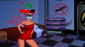 Harley Seduces Batgirl with Sultry Moves in Steamy DC Tryst