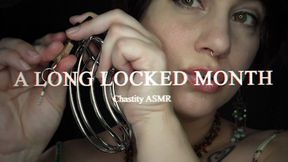 A Long Locked Month - Chastity ASMR (SD)
