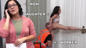 Sexy - Teen PAWG Gia Paige Taking Dick From Roofter Sean Lawless Behind Mommy's Back