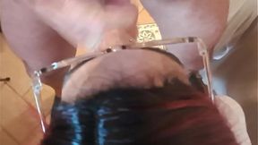 preview - MILF POV blowjob compilation with glasses