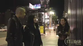 Tattooed girl gets kicked out for wild lesbian sex