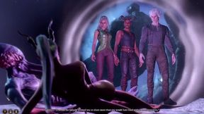 Trans COUGAR Tiefling gets caught tangling with an Illithid
