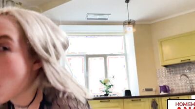 ANALIZED - 3 Big Dicks for Tiny Blonde Teen Eva Barbie