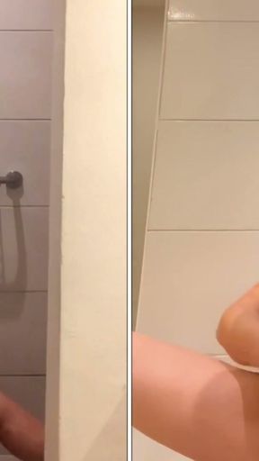 Naked sissy in high heels rides her dildos   Clip 1