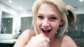 POV sex with stepfather and blowjob from Hope Harper