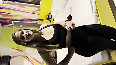 Hot blonde went out to eat a snack but she ended up being eaten as the main dish at the motel - Aline Novak