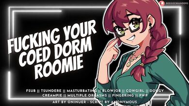 Horny roomie deepthroats her way through college finals tease tease