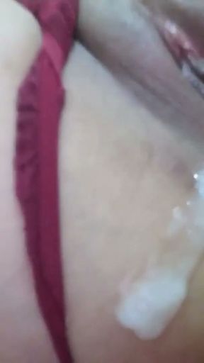 my black bull facial cumshot me after i ride him in amazon position   Clip 1