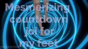 Mesmerizing countdown joi for my feet