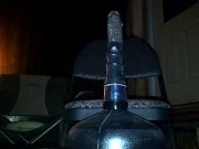 Private Video, Riding a Long Black Toy Mod Deap Hiding Outside in My Porch