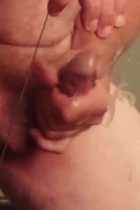 huge cum loads on glass and licking it up again