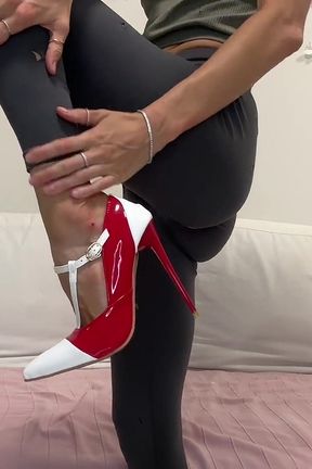 Red Heels Fetish Solo Webcam