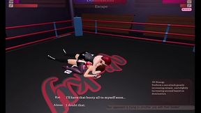 Kat shows her moves and s Alessa with her boobs [Kinky Fight Club]