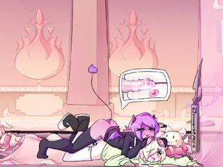 MAX THE ELF : ( ANIMACION ) _ FUTA - descubro a la maestra con la polla del profesora metida en el culo