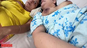 madura casada fazendo anal numa suruba com a amiga gordinha e dois machos