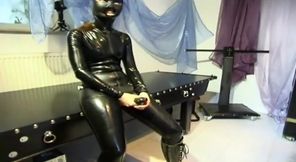 Lesbian latex +  strapon experiment ( No audio but music )