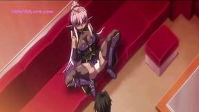 ”In the Heat of Combat, the Hentai Warrior Olivia Succumbs to Desire, Turning Ba”