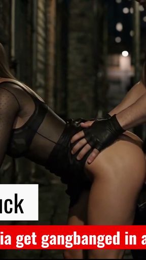 Awam Real Fuck - Sophia and Patricia Make a Plan to Get Gangbanged in a Deserted Alley.