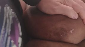 Reverse Tittyfuck massive mammaries african bbw 50M Denise