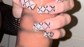 Raven’s Monster Cock Handjob