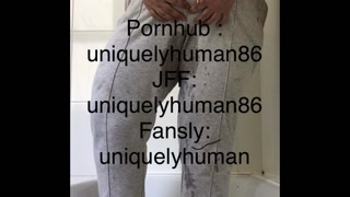 Desperately soaking my jeans and then showering off